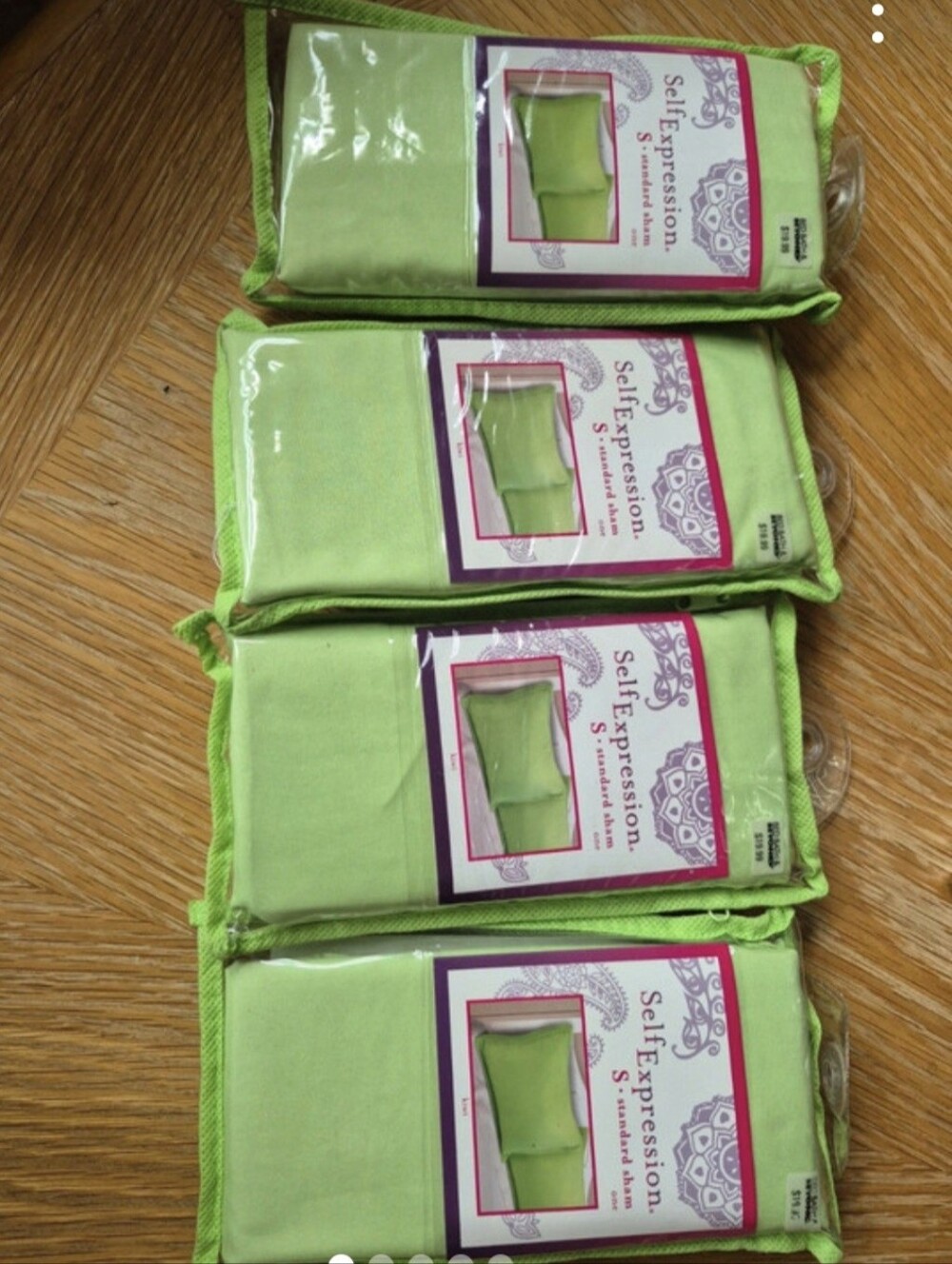 Solid Sage Green Pillow SHAMS Set - 4 Pack
